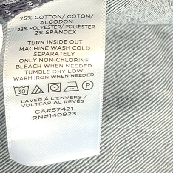 Ann Taylor LOFT Womens Denim Sailor Skirt Dark Wash Jeans Mini Size 0 Stretch - Picture 6 of 7